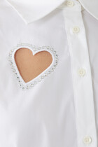 Finely Embellished Heart Shirt